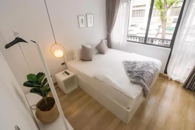 King Room with Balcony — Bridgo Homestay - by Hoan Kiem lake side